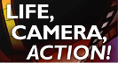 LIFE, CAMERA, ACTION! logo